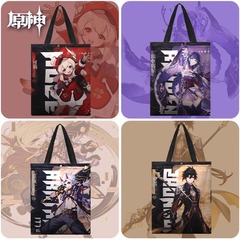 国境を越えた在庫一掃特価帆布袋手提げ肩掛けレジ袋アニメ周辺の二次元学生用補習バッグ