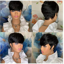 假发女短卷发短发女士蓬松自然非洲欧美时尚发型厂家现货批发外贸
