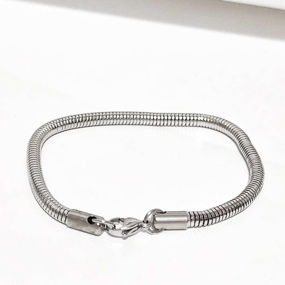 15g Weight Chain Bracelet Classification Titanium Steel Chain Material Twisted Rope Chain, snake chain, figaro chain Chain Type 1 Piece Quantity Daily Occasion Titanium Steel Material Geometric Pattern All Seasons Season Men's Gender Hip-Hop Style Hip-Hop Geometric Titanium Steel Men's Chain Bracelet Men's Chain Bracelets 9