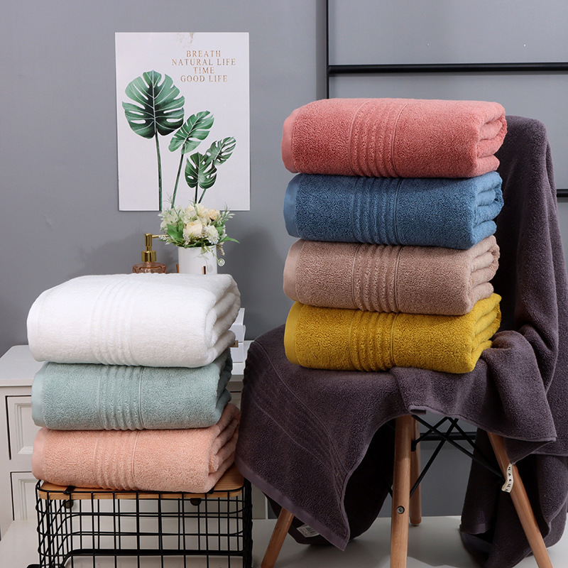 Class a Pure Cotton Thickened Bath Towel 80X160 for Adult Home Use, Beauty Salon, Hotel, Pure Cotton, Group Purchase Wholesale, Super Absorbent Class a Pure Cotton Thickened Bath Towel 80X160 for Adult Home Use, Beauty Salon, Hotel, Pure Cotton, Group Purchase Wholesale, Super Absorbent