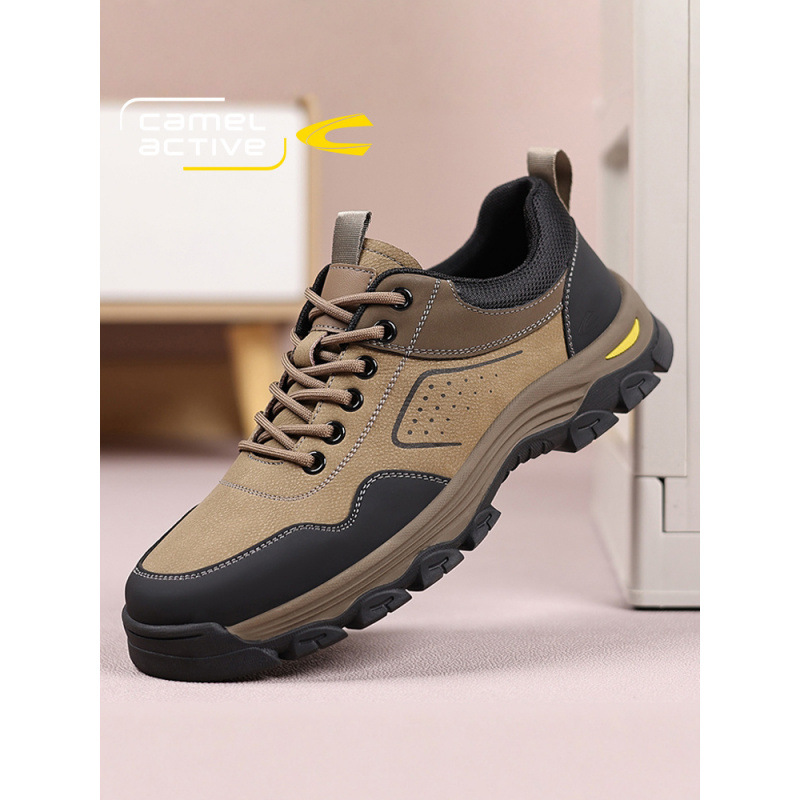 德国骆驼动感男鞋春季防滑耐磨旅游鞋子休闲爸爸运动户外登山鞋男