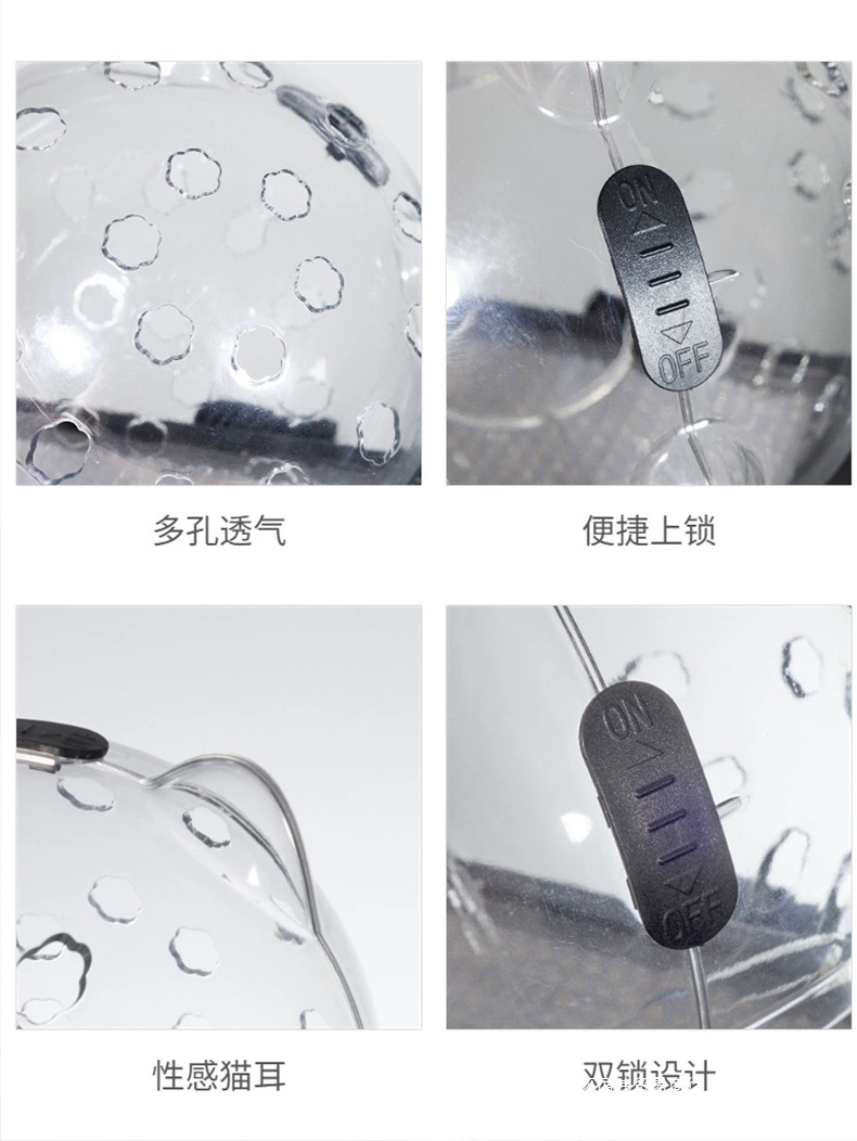 Кошачий капюшон, антикусовой капюшон для кошек, купание и стрижка ногтей, антицарапающий и антилизящий ошейник для домашних животных Элизабет