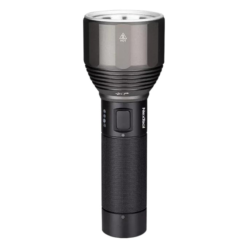 Natuo al aire libre linterna de luz fuerte portátil de alta potencia de largo alcance recargable LED lámpara de xenón resaltar Linterna de mano