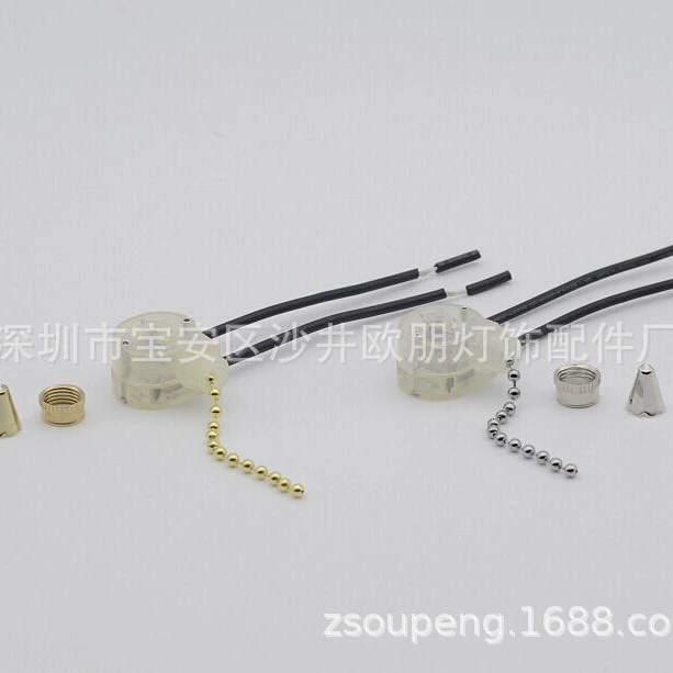 Переключатель на молнии полностью прозрачный вытягивающий переключатель настенная панель люстра потолочный светильник