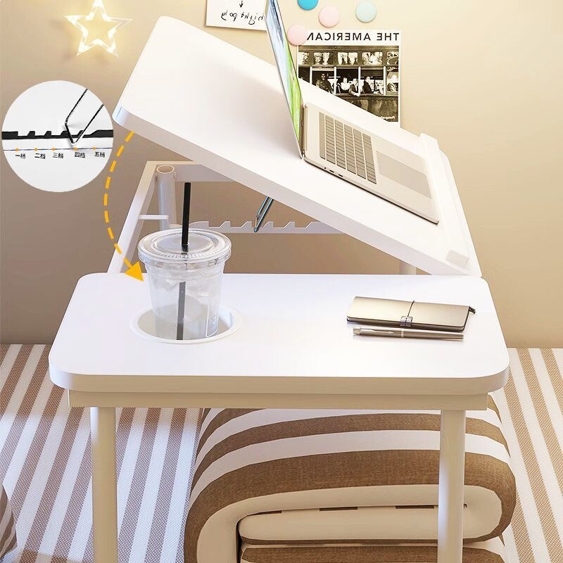 Foldable Adjustable Bed Table, Laptop Desk, Home-Use Simple Stand, Bay Window Reading Table