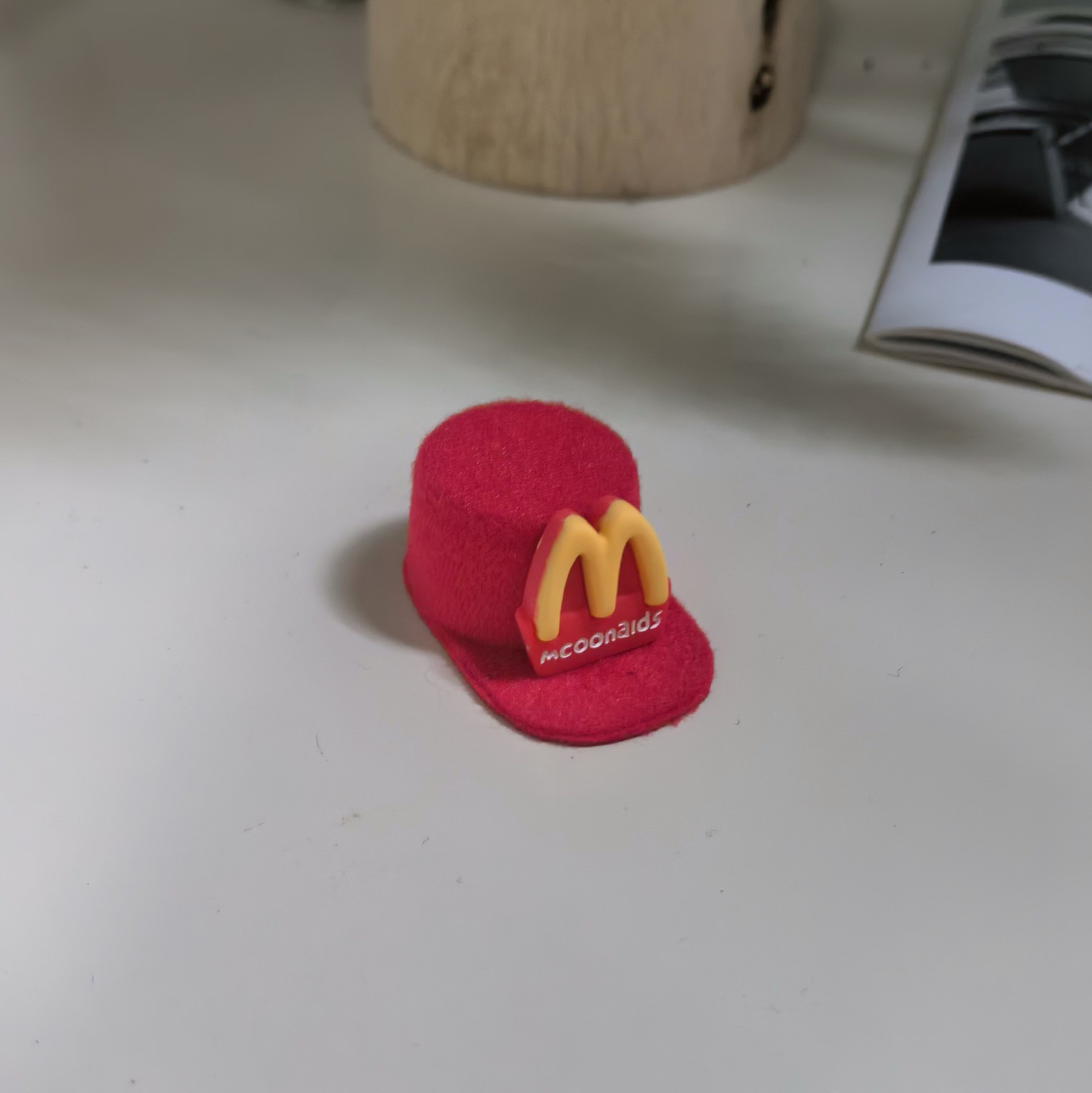 McDonald's chips muñeca ropa de bebé accesorios West Highland colgante llave hebilla de cuerda muñeca de felpa decoración llavero