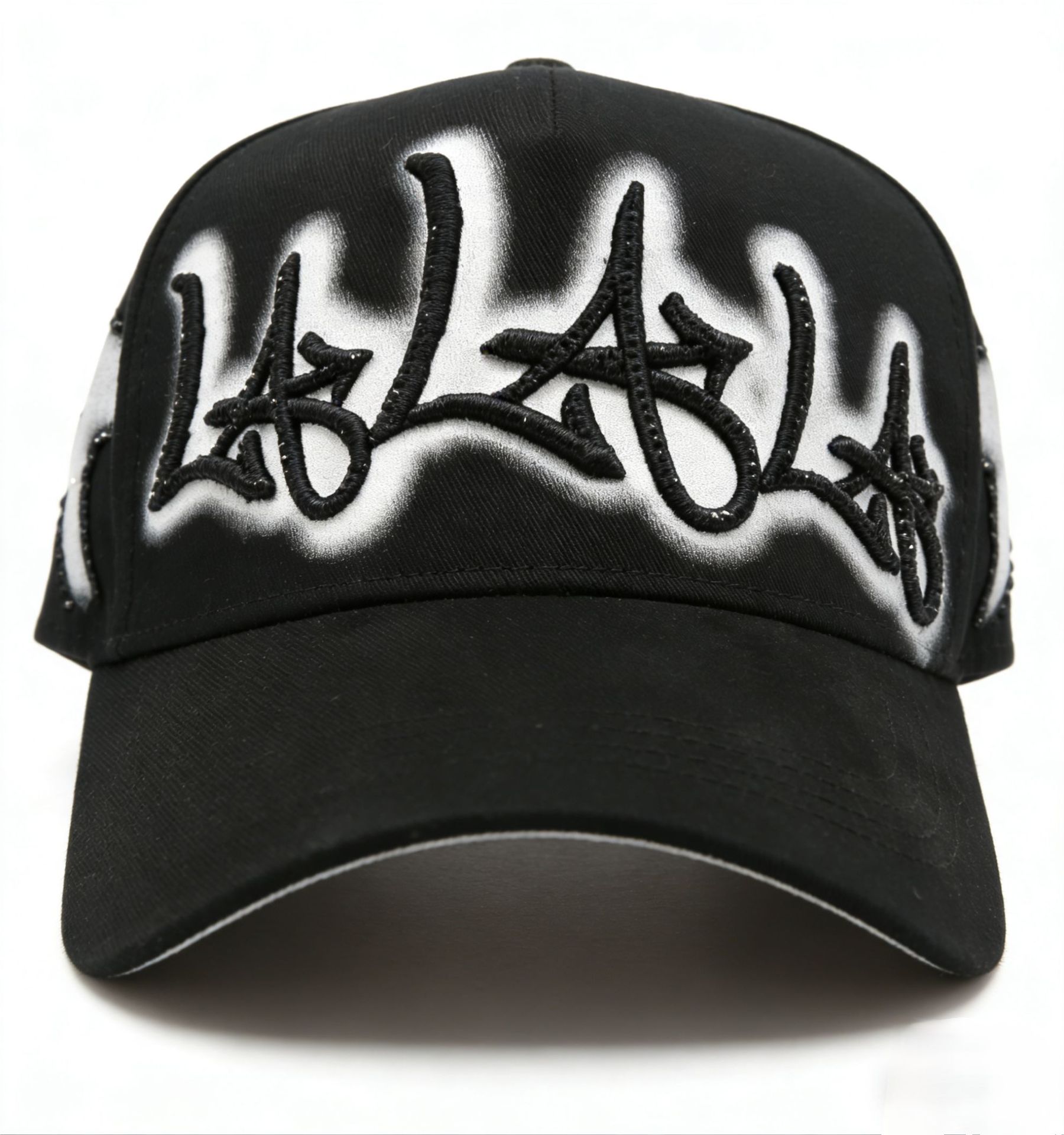 Nuevo Meike Duo Dandy bordado ajustable gorra de boca de pato borde curvo gorra de béisbol con diamantes barba tío