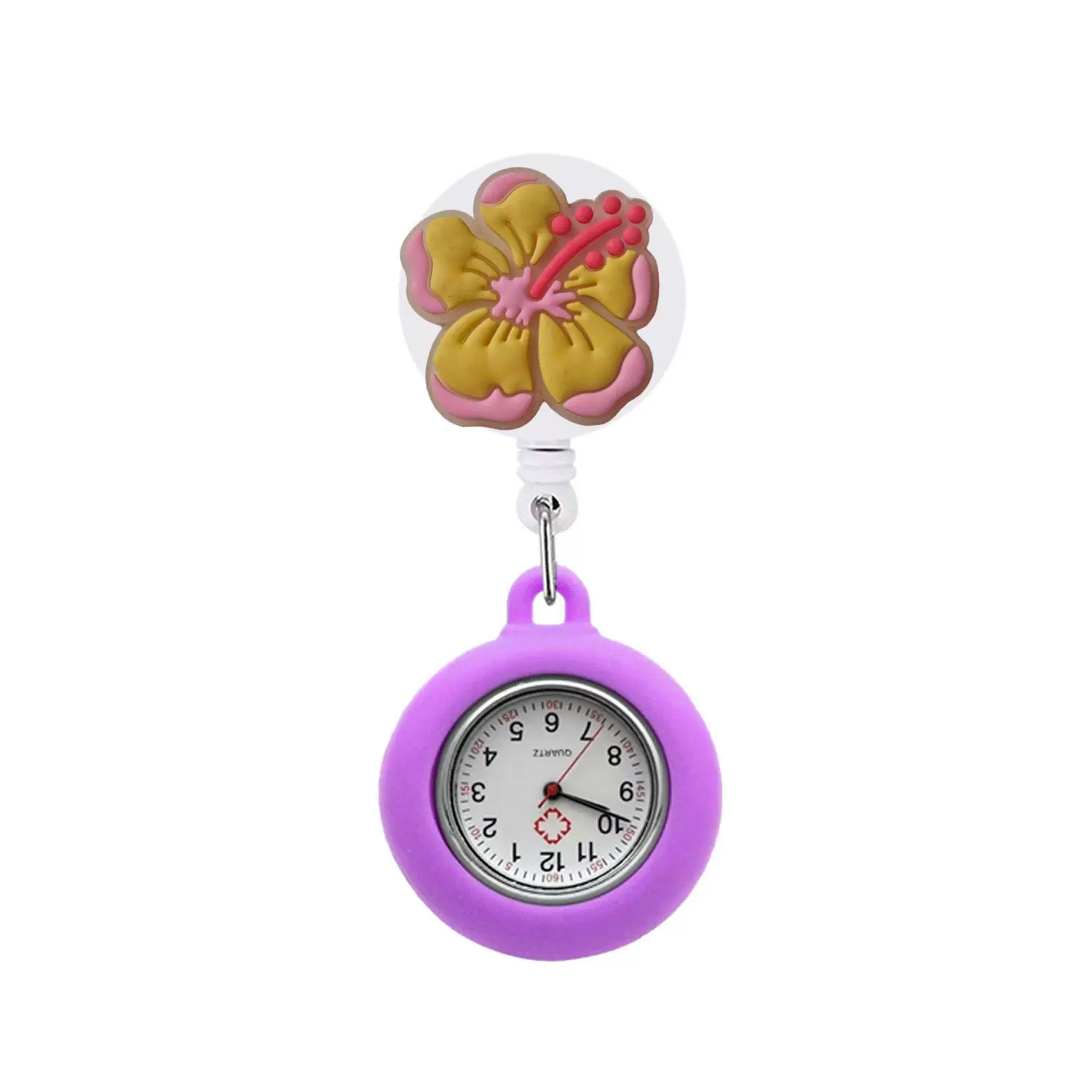 Fluorescence cartoon cute silicone pocket watch, Amazon