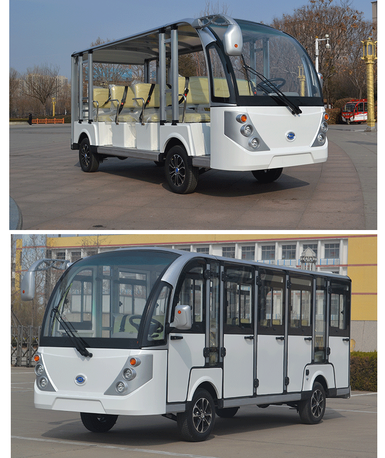 11-seat 14-seat open-top electric sightseeing bus Scenic Spot battery tour bus ferry tour sightseeing bus