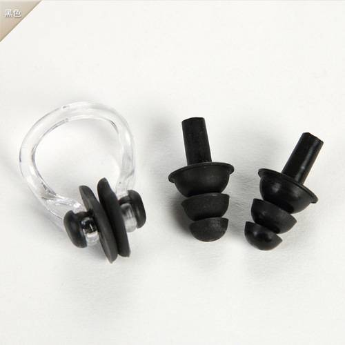 Yuke Swimming Accessories Waterproof Silicone Swimming Earplugs Nose Clip Noise Canceling Earplugs Factory Wholesale Boxed Waterproof Earplugs