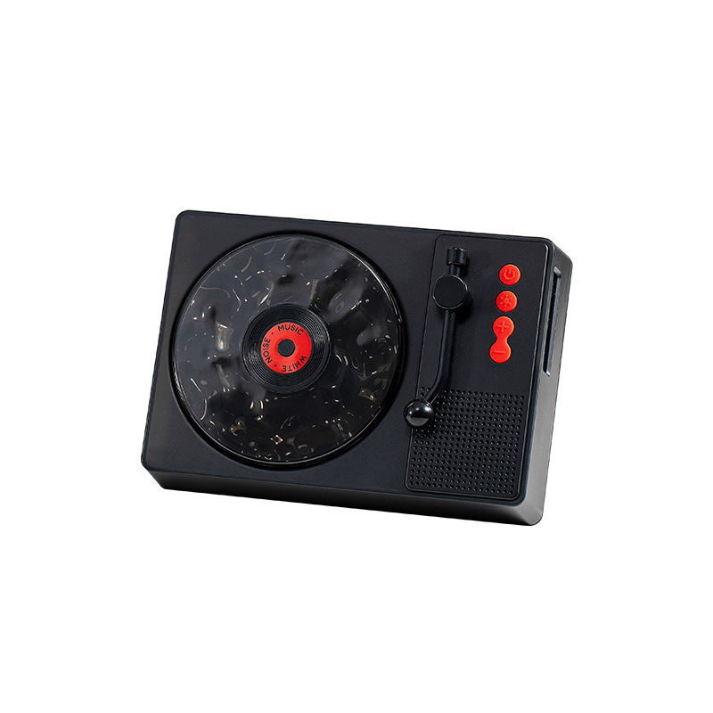 Altavoz de canción k negra en la noche oscura + ruido blanco + luz de Ambiente