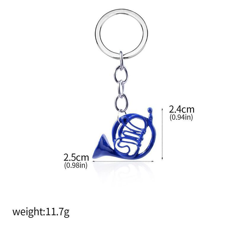 Foreign Trade Alice in Wonderland Pendant Mom and Dad Romantic History Trumpet Keychain