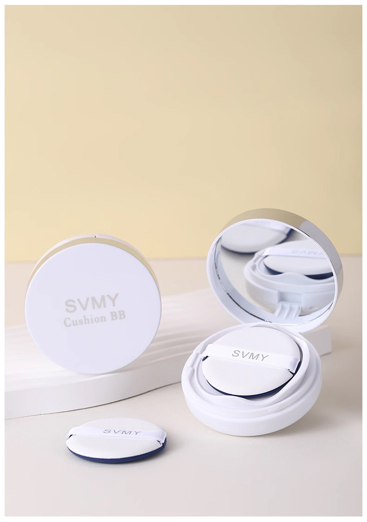 SVMY Light Concealer Cushion BB Cream Nude Makeup Cream Moisturizing Light Natural Brightening cc Cream Student Foundation undefined