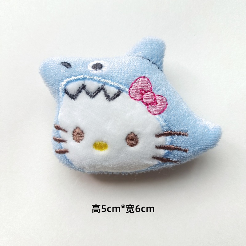 新しいぬいぐるみ女装 KT 猫人形アクセサリーかわいい動物ヘッドギア子猫ブローチ DIY 人形装飾|undefined