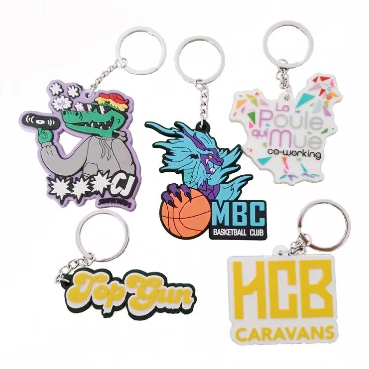 PVC key chain custom cute cartoon key ring three-dimensional soft glue key ring 3d letters key chain custom PVC key chain custom cute cartoon key ring three-dimensional soft glue key ring 3d letters key chain custom