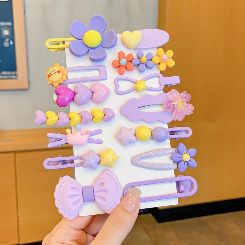 Horquilla de dopamina para niños, flequillo lateral para niñas, clip de cabello roto, artefacto de acabado, clip bb, horquilla, tocado