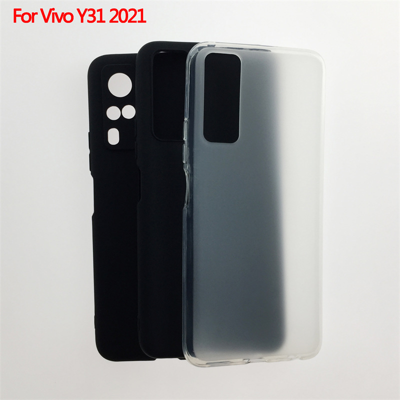 Suitable for Bbk Vivo Y31 2021 Mobile Phone Case Protective Cover Mobile Phone Cover Frosted Pudding Material TPU