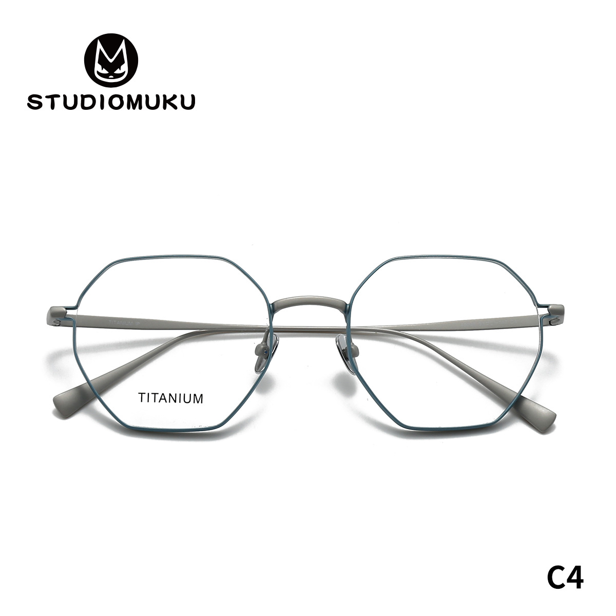 Gafas de madera STUDIOMUKU, cuanto más normales, más enloqueció el interior, monturas de gafas poligonales, monturas de gafas