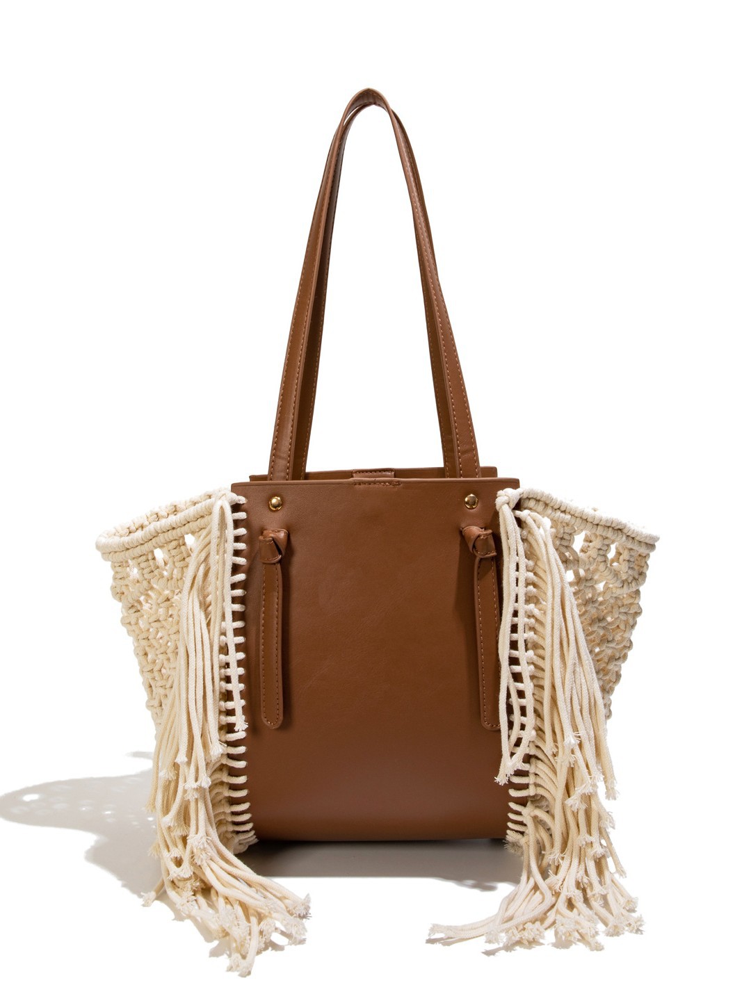 Bolsas de gran capacidad para mujeres 2026 moda de algodón cuerdas trenzadas agujeradas bordas bolsa de playa de viaje de viaje bolsa de ropa de cama casual bajo bolso especial