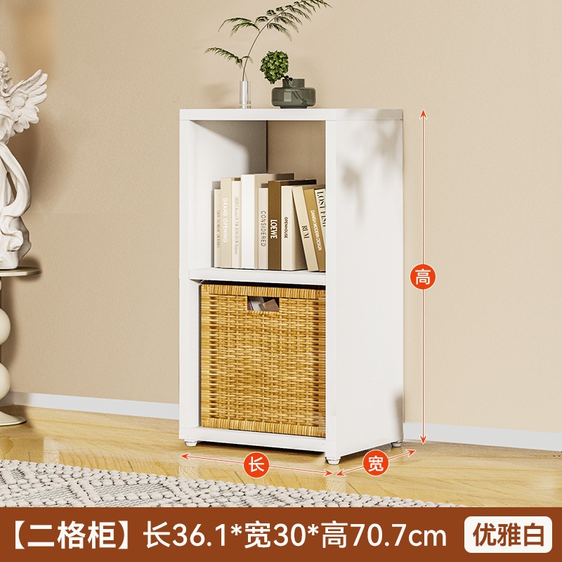 格子柜自由组合钢制书架落地客厅儿童书柜储物柜矮柜子展示柜靠墙|undefined