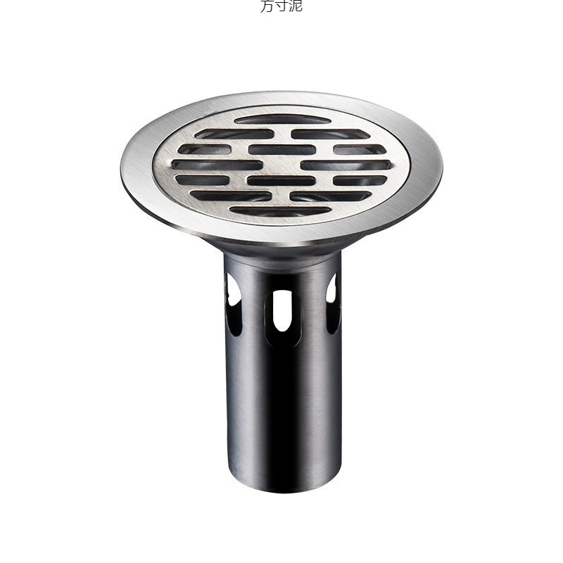 Дренажный канал для пола, круглый/квадратный, из нержавеющей стали, для ванной, с защитой от запаха и насекомых, для балкона, трехходовой, для стиральной машины, медный, от производителя