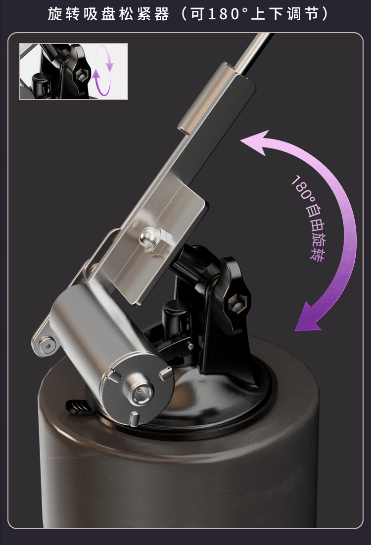 Jiuai Telescopic Dildo Machine for Women, Soft Flesh Realistic Dildo, High-Speed Masturbation Device, Black — detail image 5