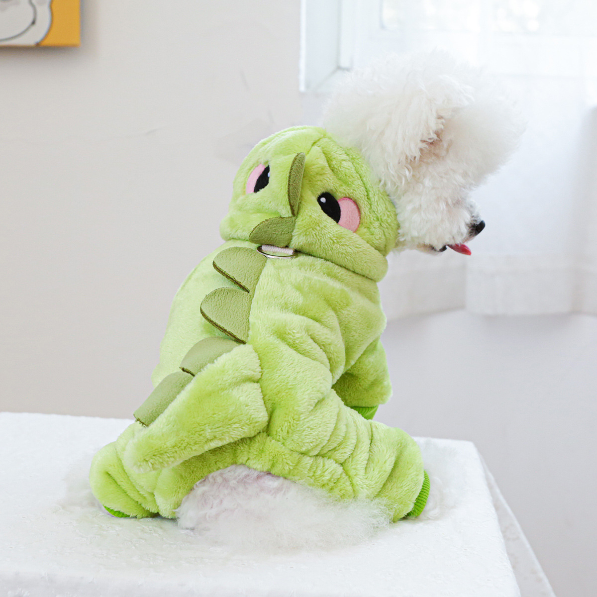 펫서클 애완동물 의류 강아지 고양이 옷 따뜻한 두꺼운 드래곤 변신복
