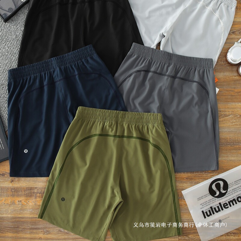 luLu Summer Men's Sports Shorts 9" Unlined Quick-Dry LM7BD6S Cool Lightweight Breathable Men's Shorts