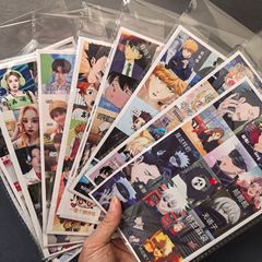 アニメスター絵文字パッケージステッカー 4 枚入りバッグ Yu Shuxin Zhao Lusi Jujutsu Kaisen ステッカー