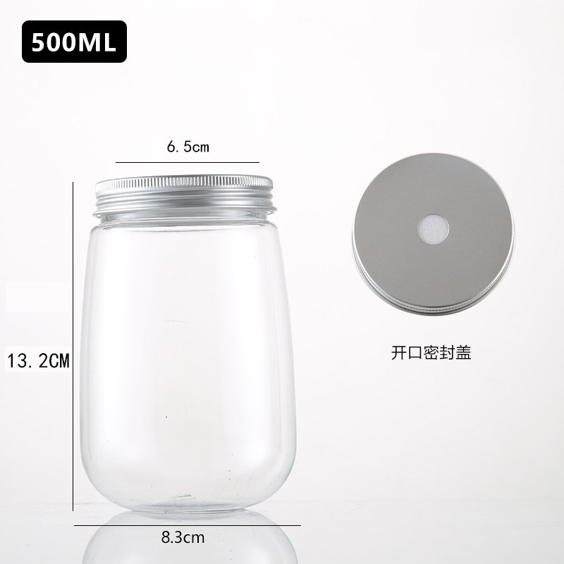 絞りたてオレンジジュースカップ使い捨てジュースドリンクカップ空ボトル透明商業蓋付き屋台包装カップポータブル|undefined