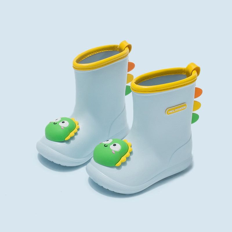 Children's Rain Boots for Boys, Kindergarten, Girls, School Universal Kidsren's Waterproof Soft-Soled Cartoon Non-Slip Rain Boots