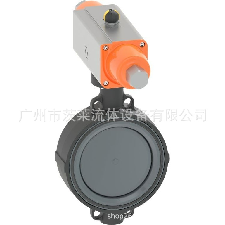 瑞士 +GF+ 乔治费歇尔 UPVC 气动蝶阀