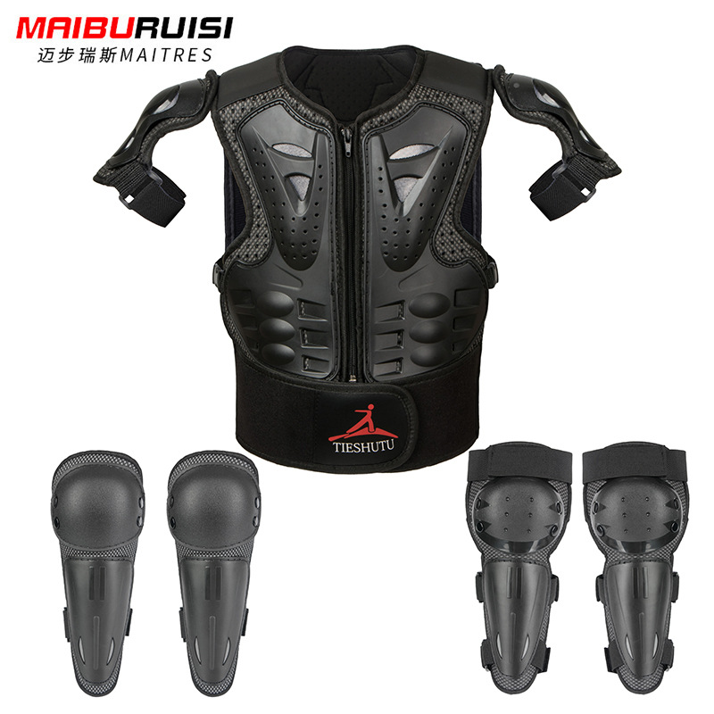 Children's Armor Clothing Motorcycle Armor Clothing Children's Protective Suit Sports Knee Protector Elbow Protector Anti-drop Armor Clothing