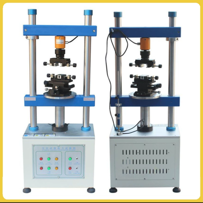 Машина для испытания силы вставки, полностью автоматический вертикальный микрокомпьютерный тестер, машина для испытания срока службы вставки клеммы жгута проводов