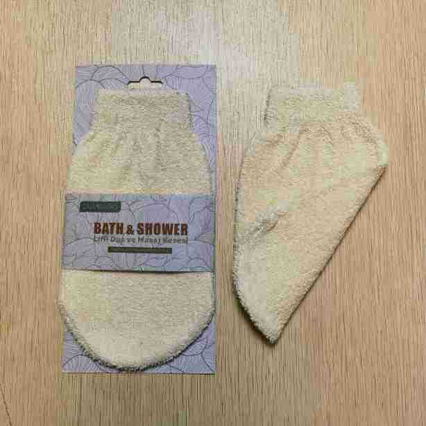 En stock Cáñamo guantes de baño Toalla de baño frotar mochila guantes de lavado de dedos cepillo de baño cubierta de barro frotar Toalla de la espalda