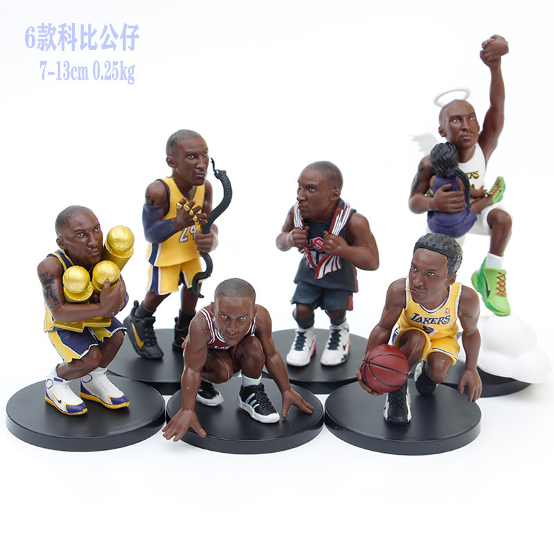 NBA球星手办詹姆斯哈登库里汤普森篮球萌神模型人偶摆件玩具 送礼-阿里巴巴