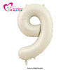 Brand retro cream chocolate digital decorations, balloon, new collection, 40inch