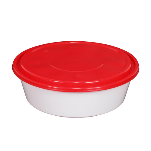 Disposable lunch box crayfish takeout box beef frog pickled fish round fruit cutting box thickened microwaveable wholesale