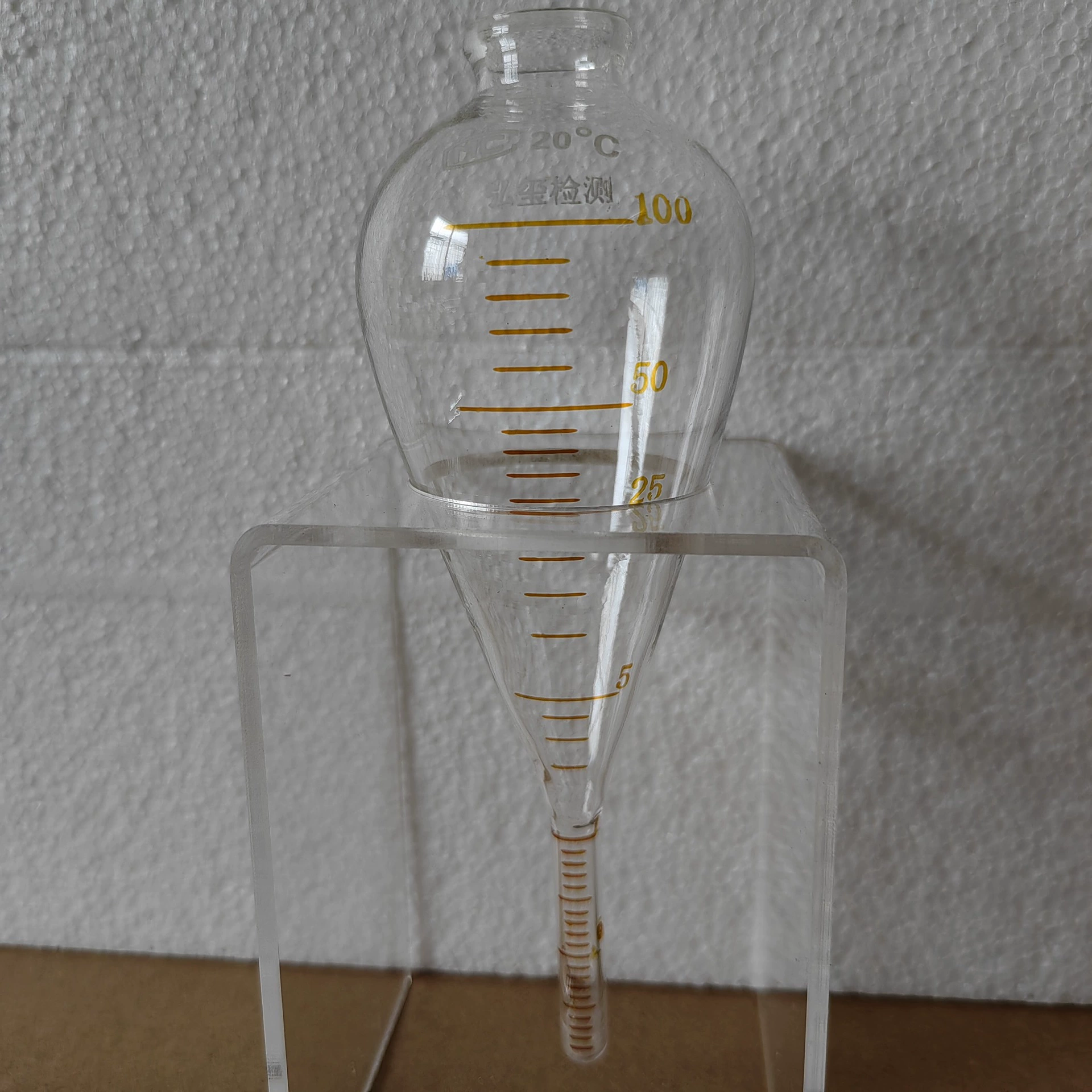 Измерительная трубка для измерения концентрации магнитной подвески/малая градуировка 0,05/резервуар для флуоресцентной жидкости/измерительная трубка ASTM