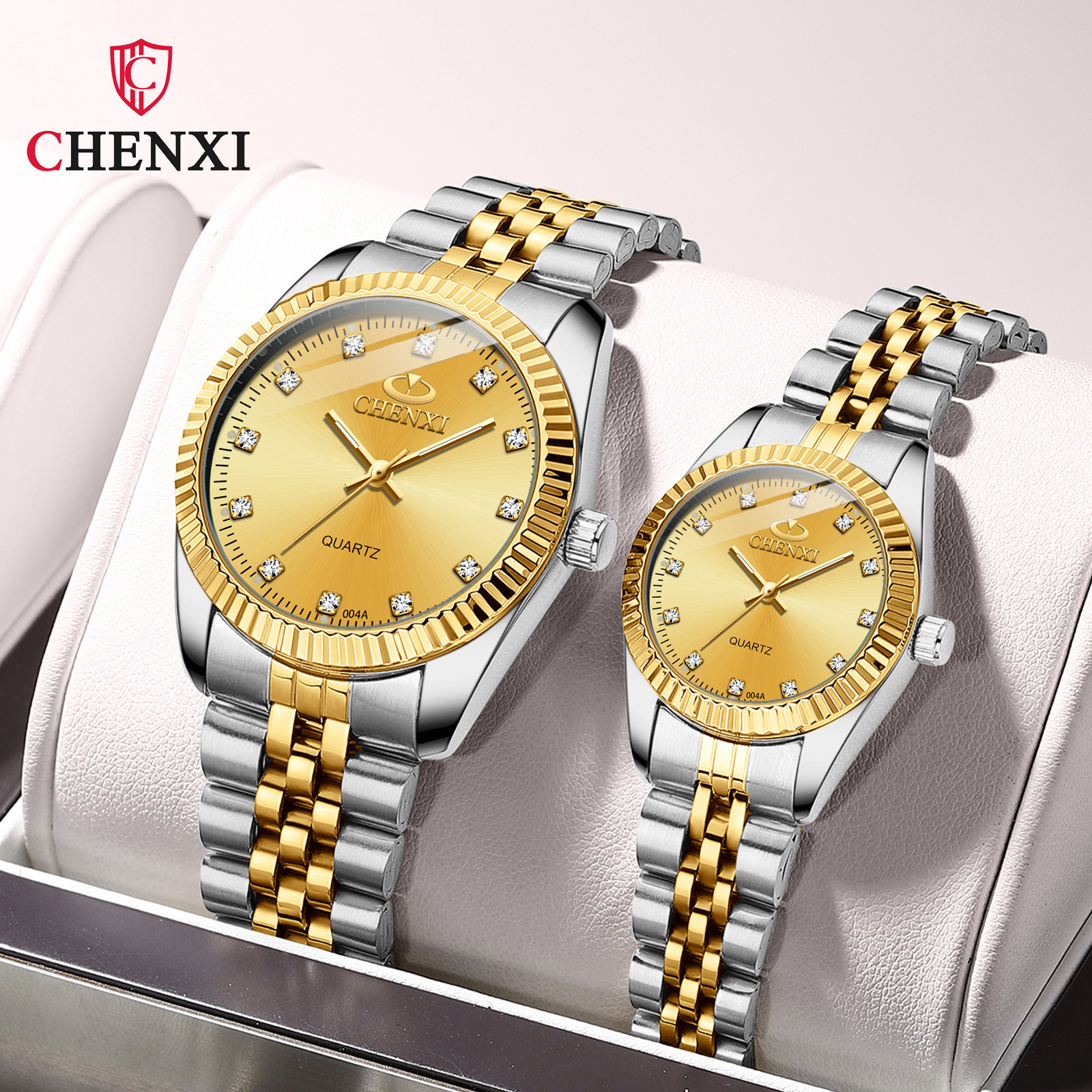 Business Couple Watch Cross-border Supply Dawn Quartz Watch 004A Wholesale Factory Ladies Watch Couple Watch