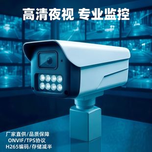 Wired Network Onvif Camera Outdoor Waterproof Night Vision High-Definition Mobile Phone Remote Tianshiting Surveillance Camera