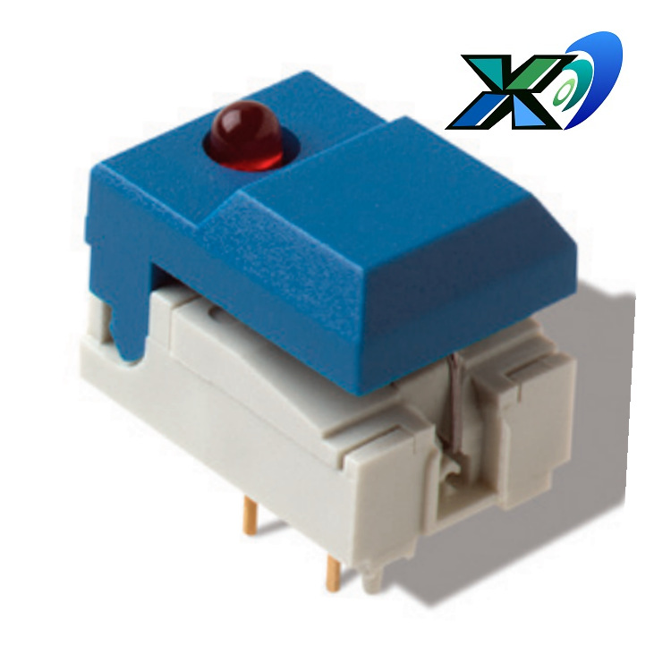 高品质轻触开关带灯 迷你LED轻触开关插件  led照明按键开关带灯