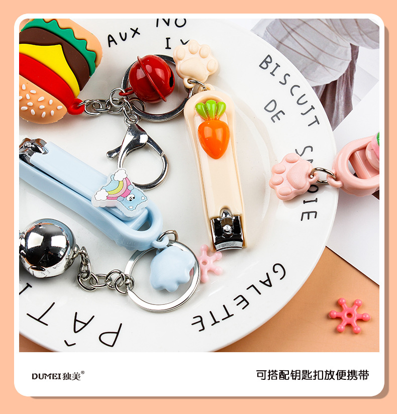 Cartoon Pattern Pendent Large Stainless Steel Nail Clipper display picture 10