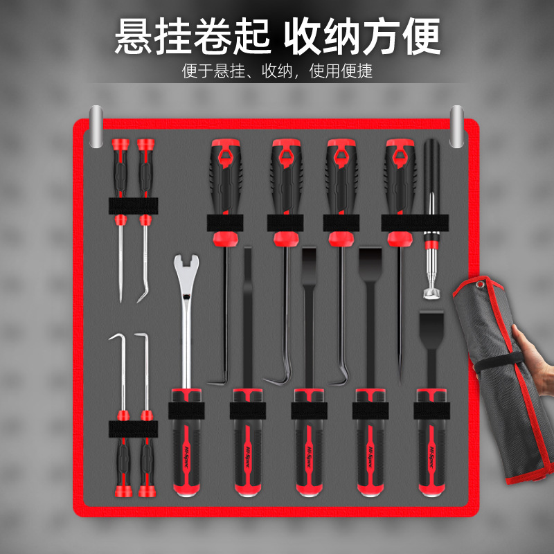 11pc Crochet Hook Set O-Ring Seal Puller Cylinder Scraper Removal Tool