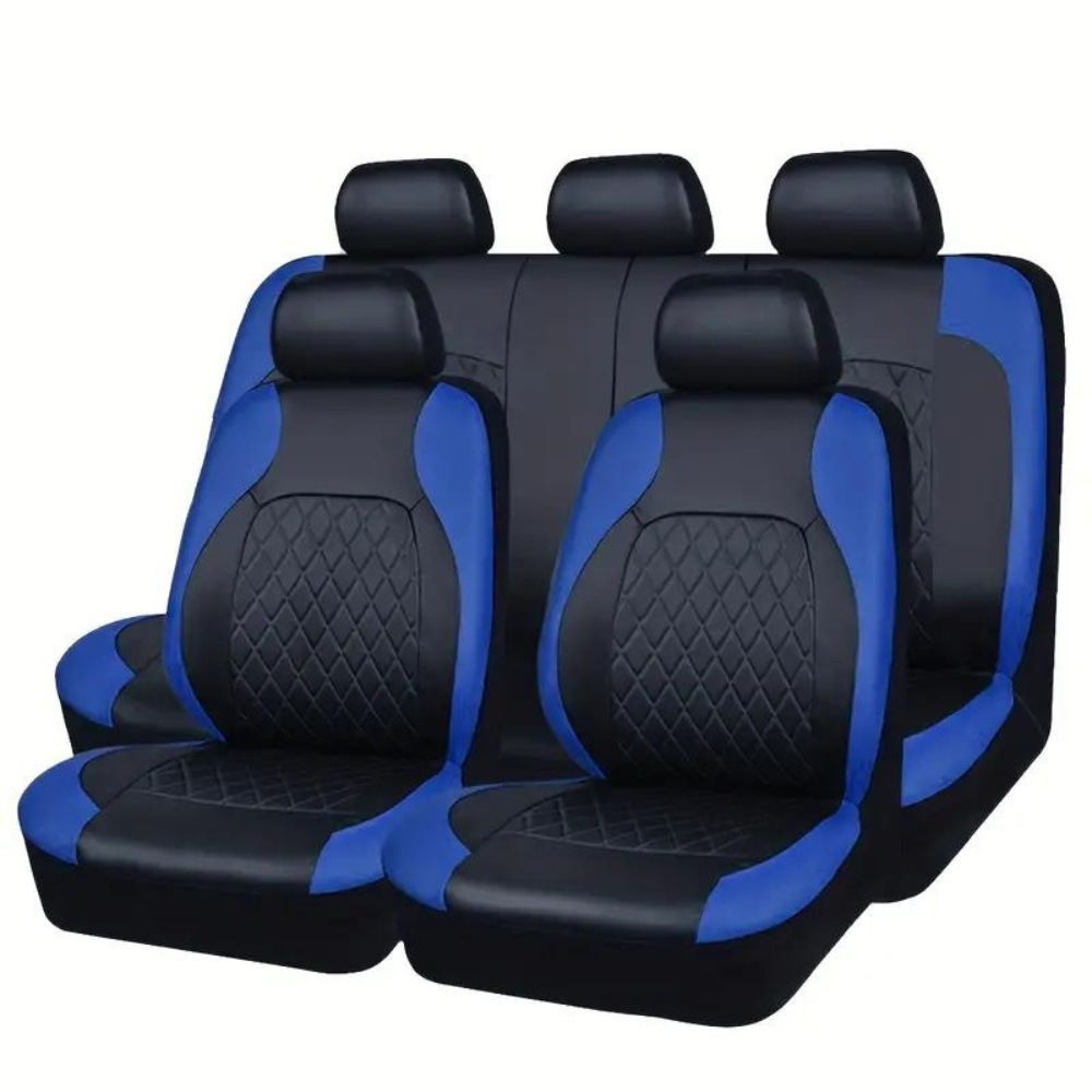 Transfronteriza cubierta de asiento de coche universal PU Yanxiu coche Cuatro Estaciones cubierta de asiento universal de comercio exterior TEMU Amazon Venta caliente
