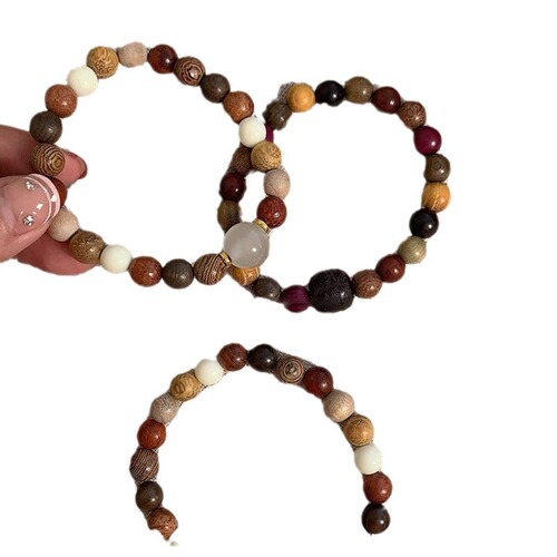 Summer Colorful Ceramic Bead Flower Bracelet for Girls and Best Friends, Shoushan Stone Bamboo Joint Star Splicing Bracelet Accessory