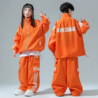 中小学生秋季运动会定 制演出服风衣童装幼儿园班服男童洋气bboy