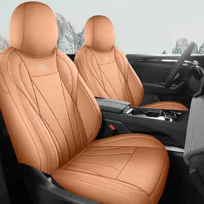 breathable leather four seasons GM | Modelə uyğun (Original) oturacaq örtükləri - amber-brown-standard-edition-remarks-model-year-rear-half-package