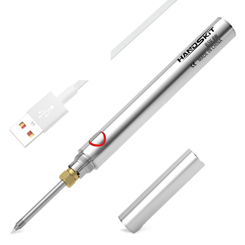 USB incorporado batería recargable de soldadura eléctrica de hierro portátil inalámbrico de soldadura de hierro al aire libre herramienta de reparación de soldadura traje