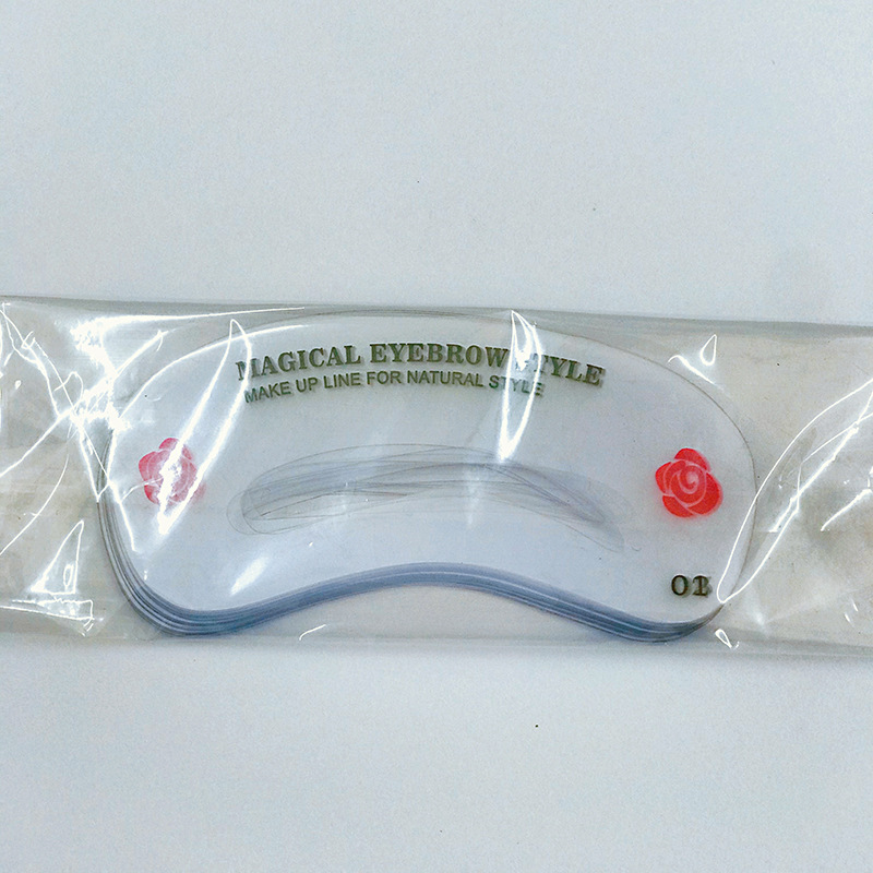 欧米の24種類の眉毛カードの眉の神器の眉型のカードは眉のアイラインのカードを修理します。